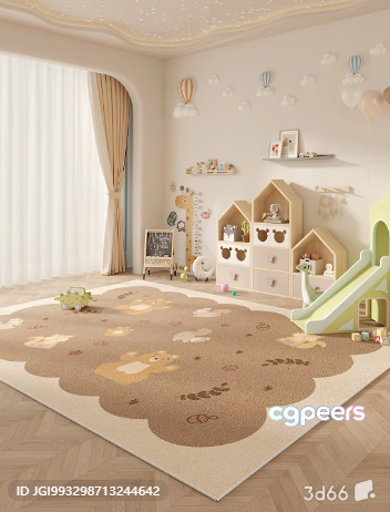 A Playroom With A Slide 3D Model - 15111 - VRAY Render A Playroom With A Slide 3D Model - 15111 - VRAY Render