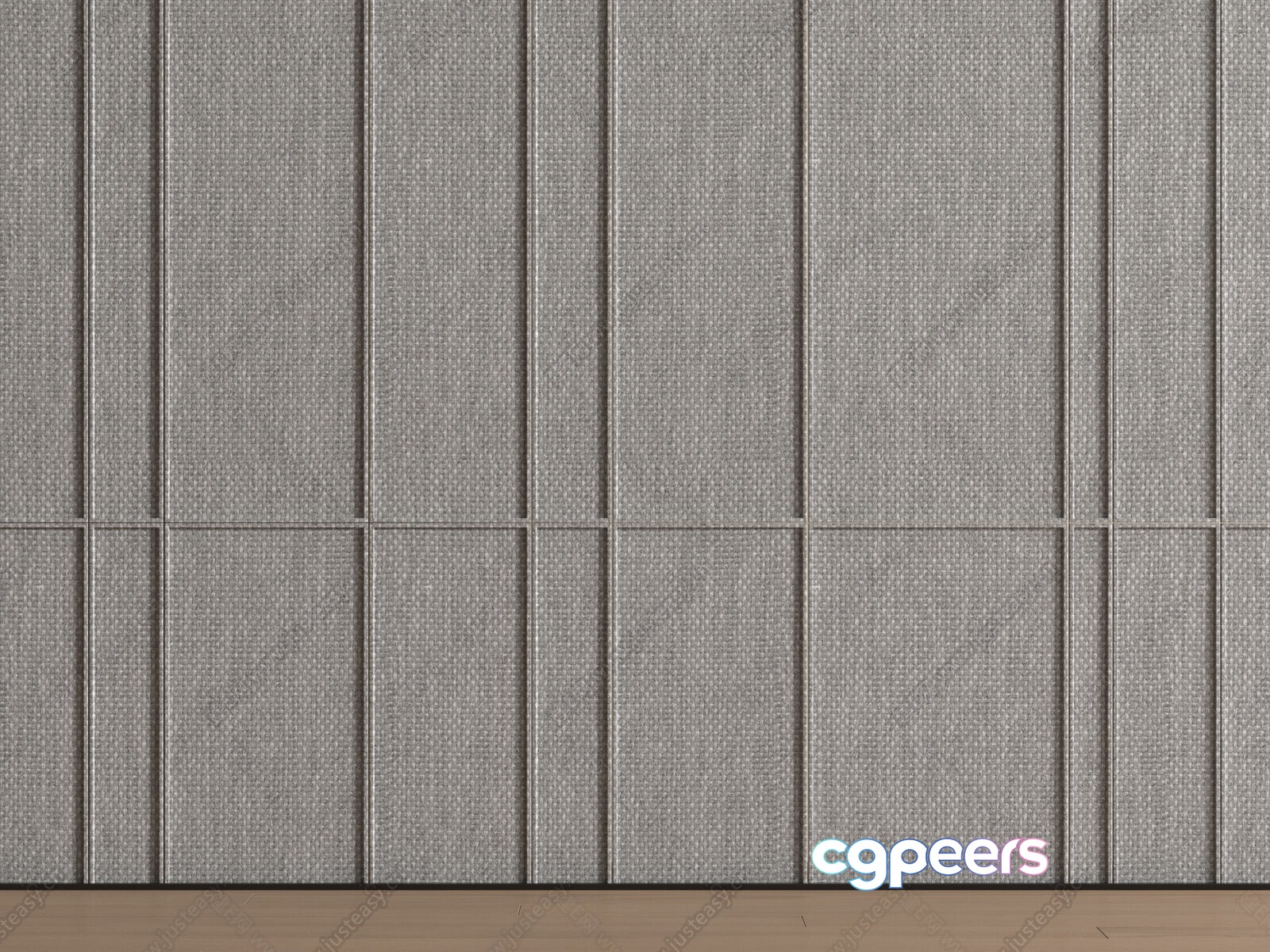 A Gray Wall 3D Model - 11723 - VRAY Render