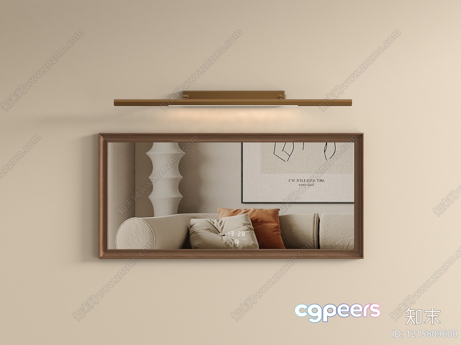 Modern Light Fixture 3D Model - 13768 - VRAY Render