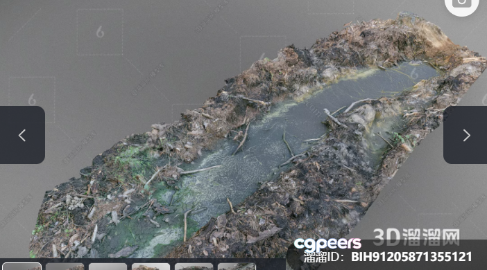 A 3D Map Of A River 3D Model - 10992 - VRAY Render A 3D Map Of A River 3D Model - 10992 - VRAY Render