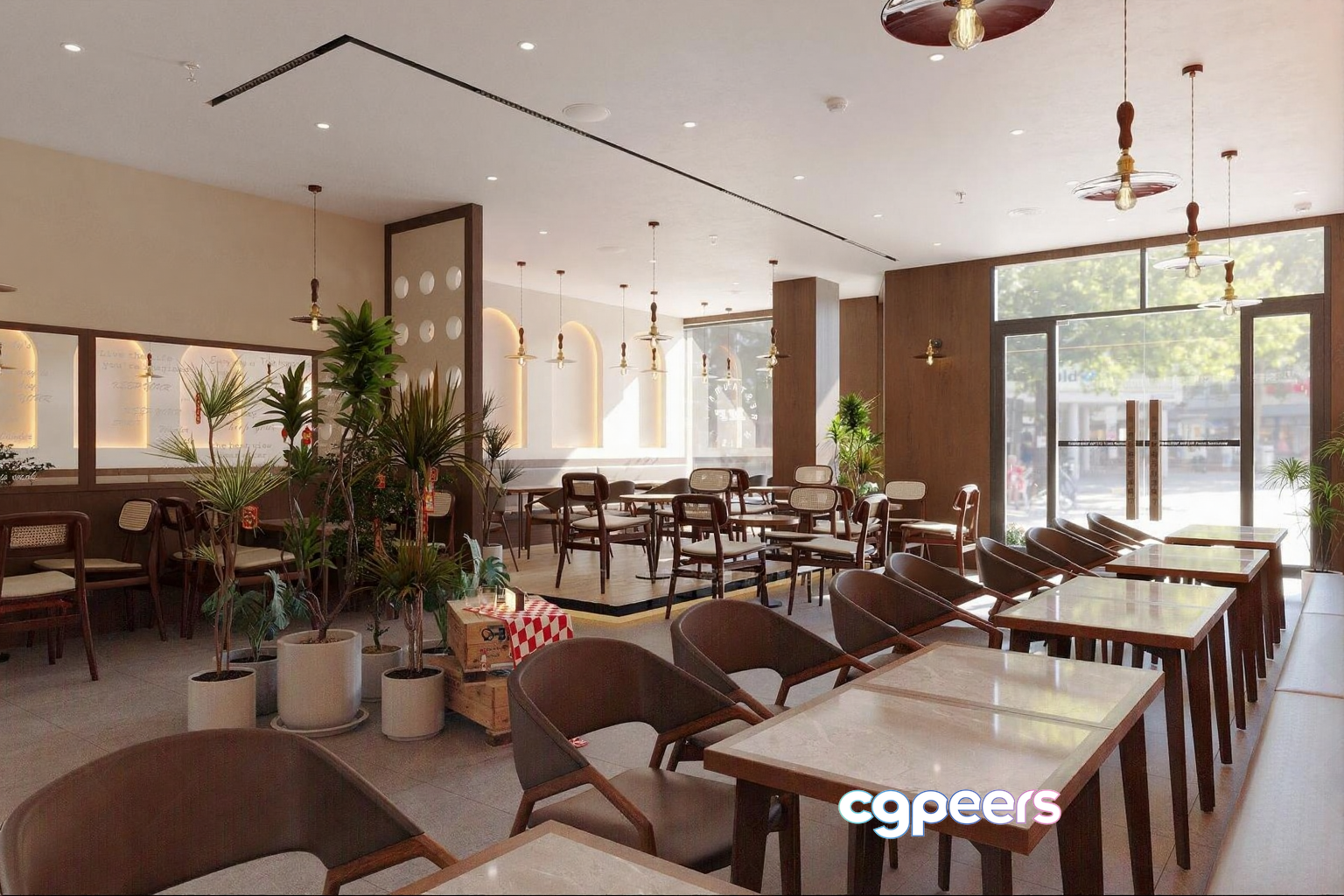 Modern Dining Room 3D Model - 6162 - VRAY Render Modern Dining Room 3D Model - 6162 - VRAY Render