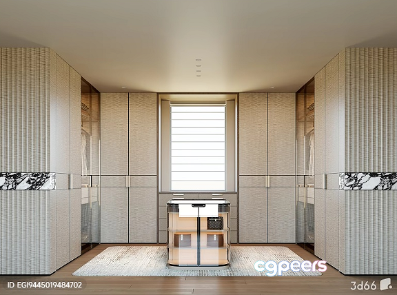 Modern White Room 3D Model - 13860 - VRAY Render Modern White Room 3D Model - 13860 - VRAY Render