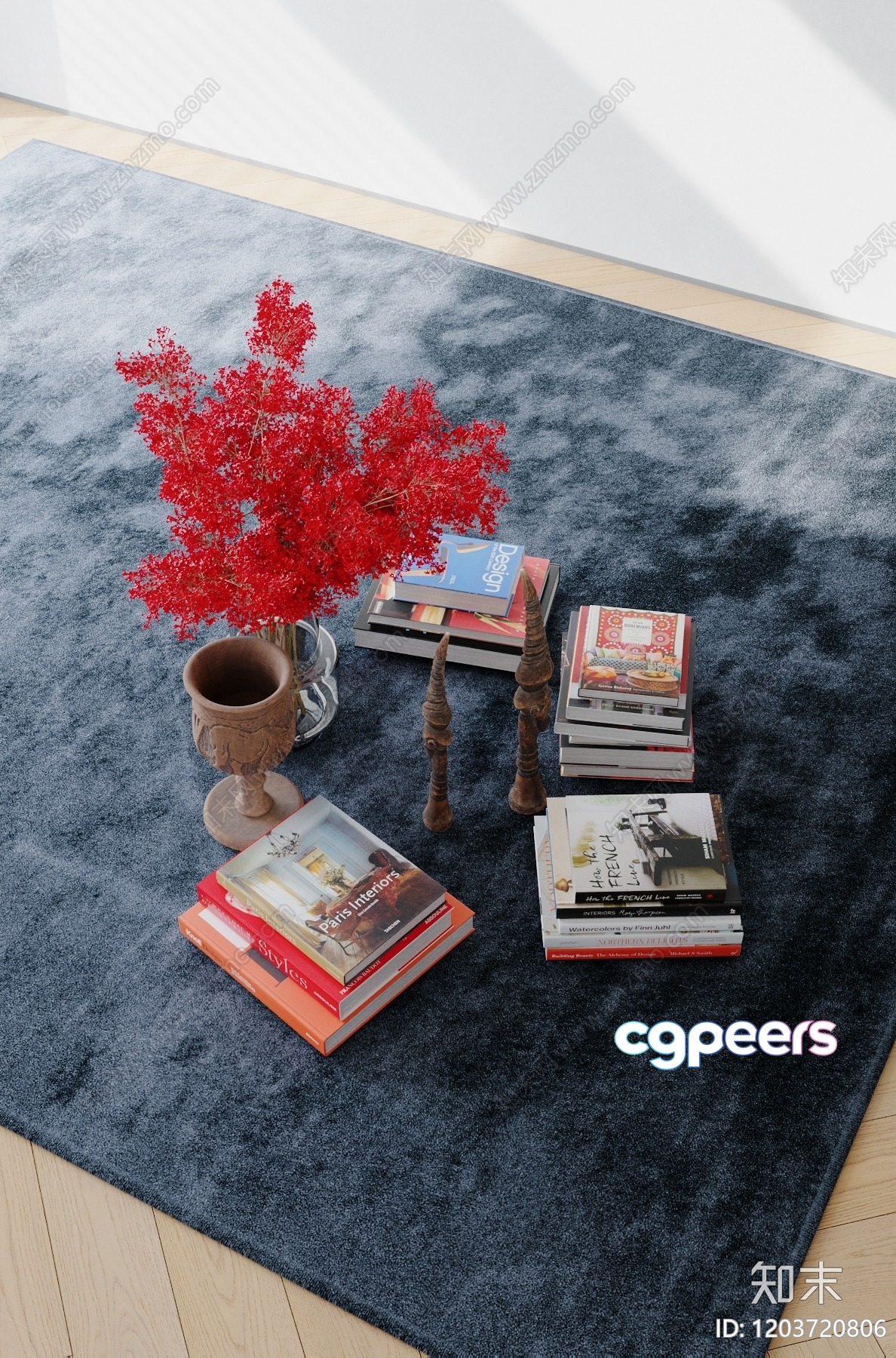 Cozy Living Room 3D Model - 4164 - CORONA Render