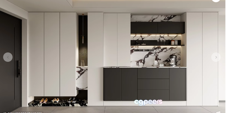 Modern Kitchen Design 3D Model - 11443 - VRAY Render Modern Kitchen Design 3D Model - 11443 - VRAY Render