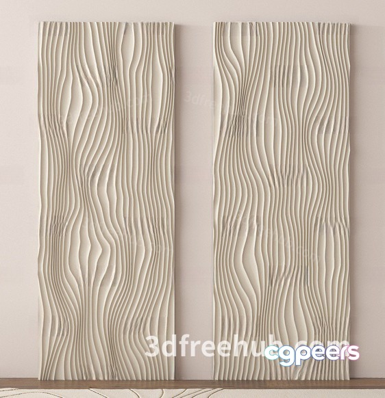 Modern 3D Wall Art 3D Model - 18906 - VRAY Render Modern 3D Wall Art 3D Model - 18906 - VRAY Render