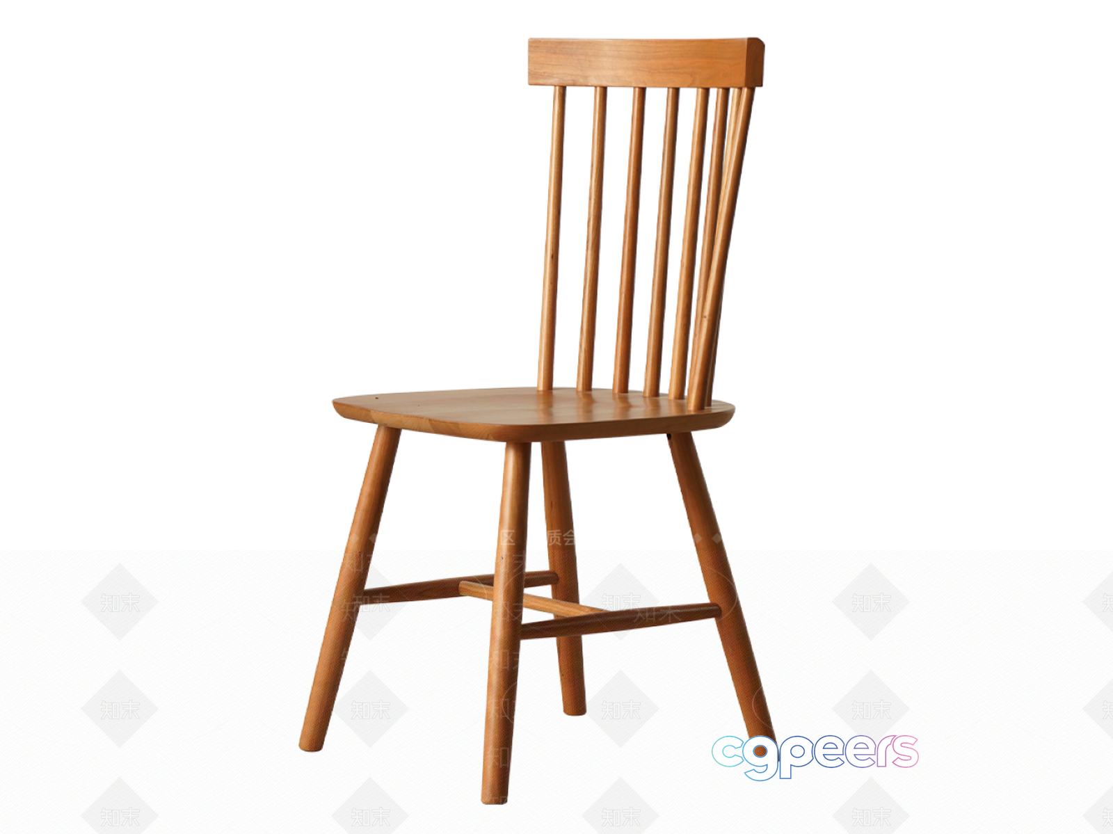 Wooden Dining Chair 3D Model - 18851 - VRAY Render