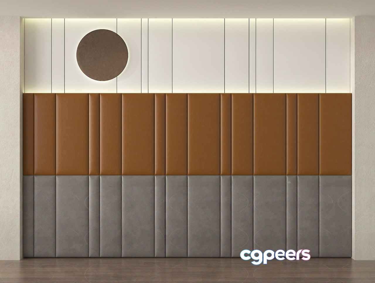Modern Wall Design 3D Model - 12370 - VRAY Render