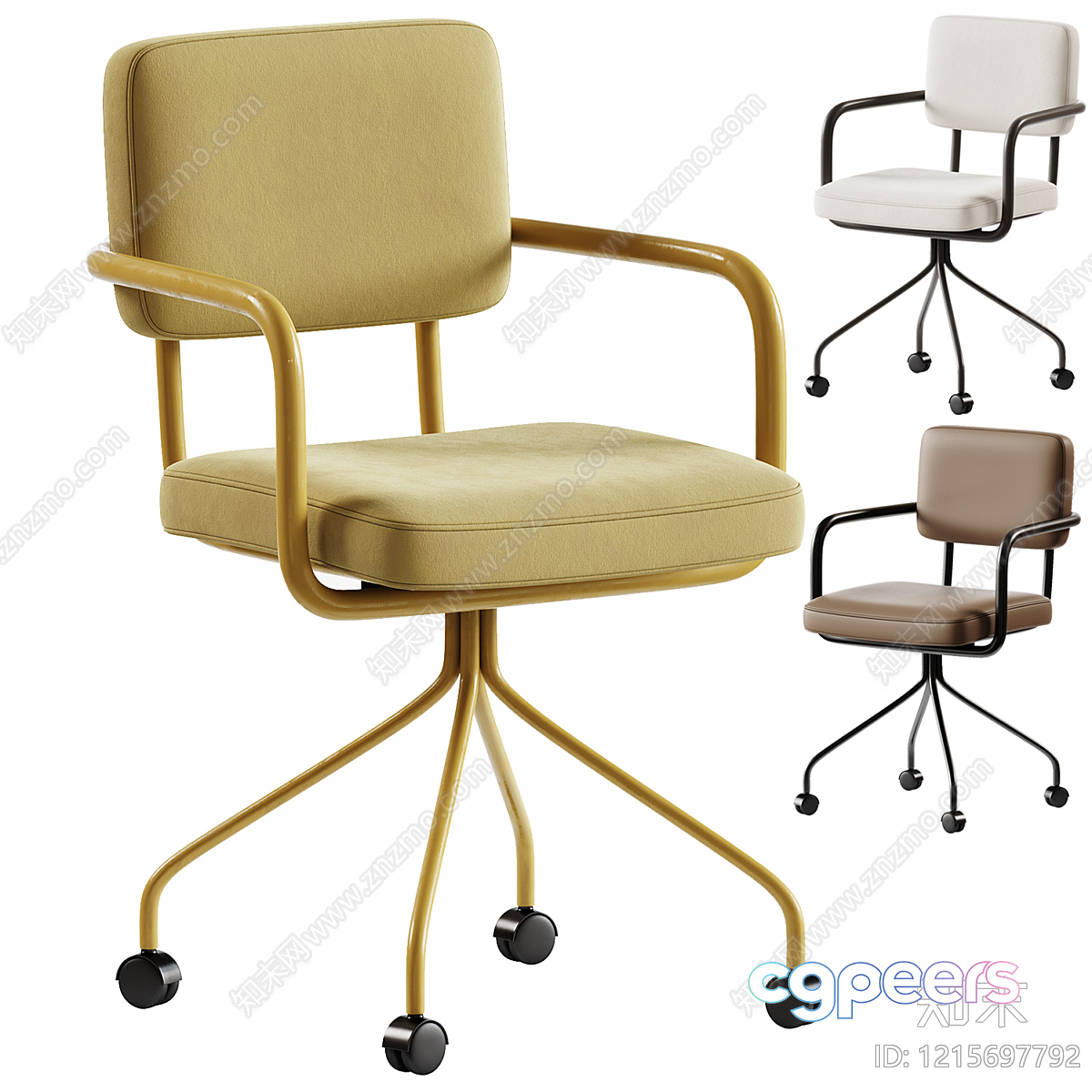 Modern Office Chairs 3D Model - 14278 - VRAY Render