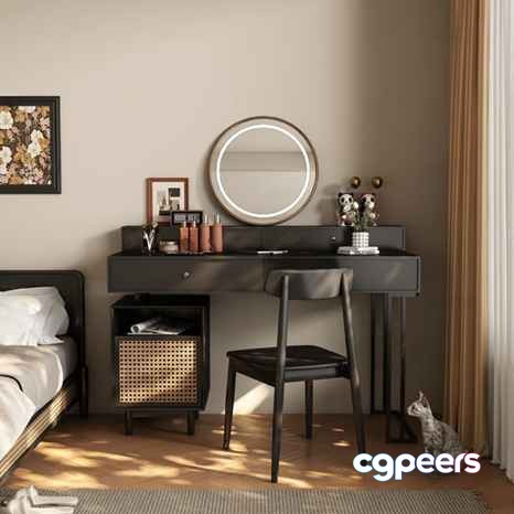 Modern Bedroom Furniture 3D Model - 10277 - VRAY Render Modern Bedroom Furniture 3D Model - 10277 - VRAY Render