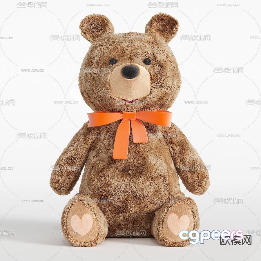 Modern teddy bear children 3d model Modern teddy bear children 3d model