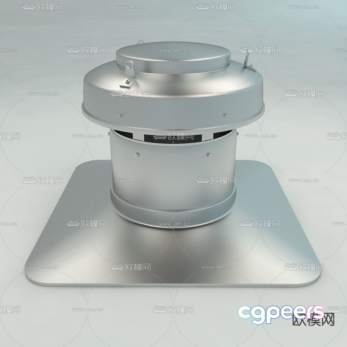 Industrial air vent free 3d model Industrial air vent free 3d model