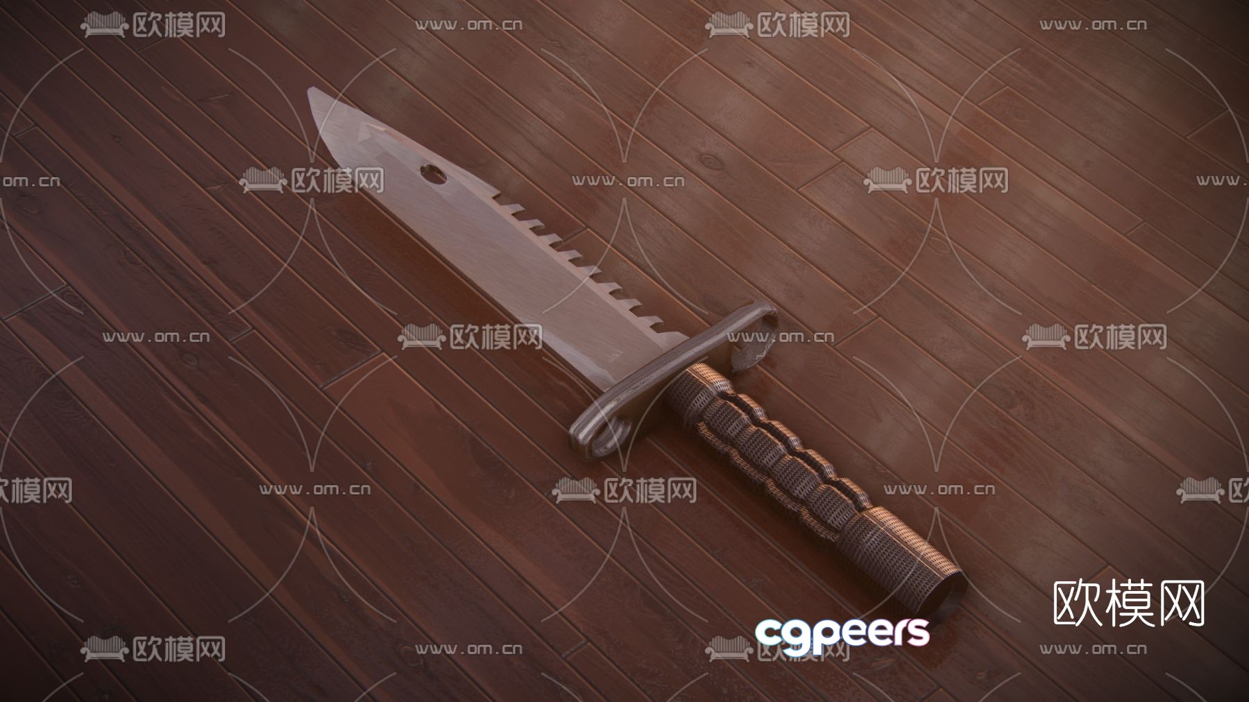 Modern M9 bayonet free 3d model Modern M9 bayonet free 3d model