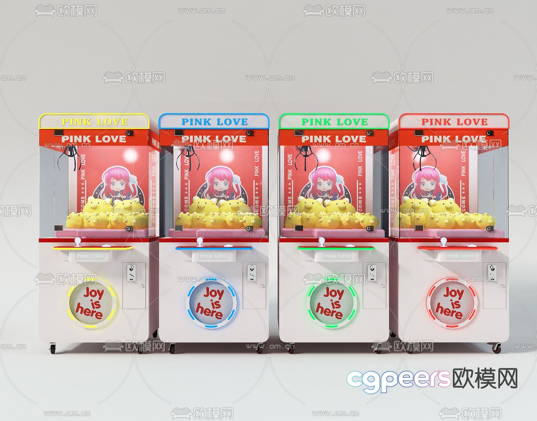 Modern claw machine 3d model Modern claw machine 3d model