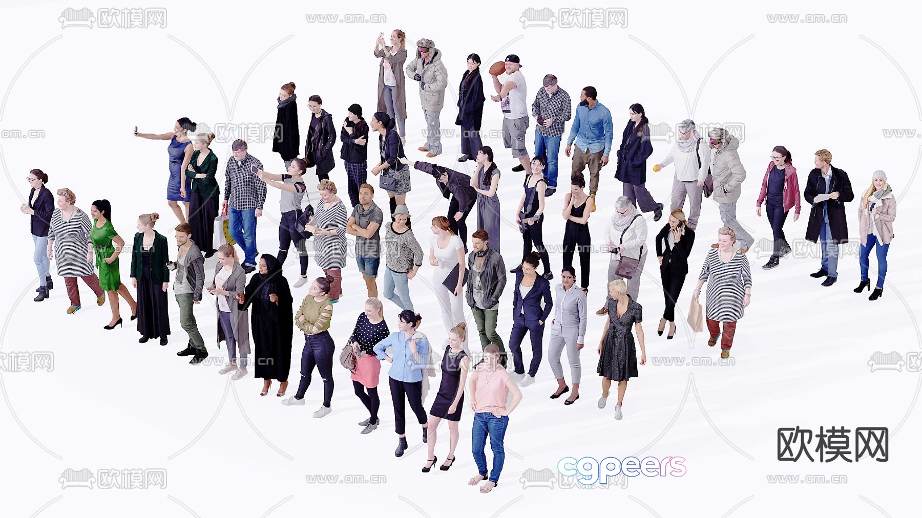 Modern urban character 3d model Modern urban character 3d model