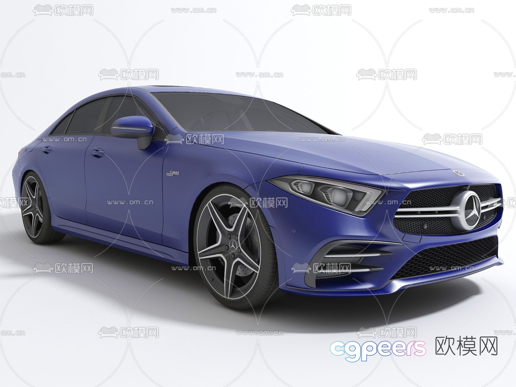 modern mercedes car 3d model modern mercedes car 3d model