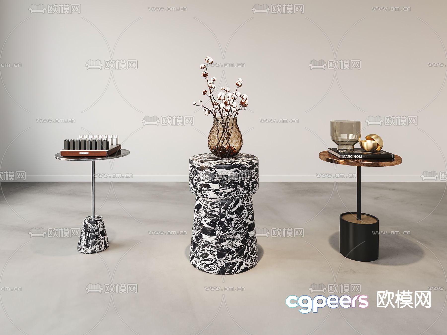 BAXTER round and corner 3D model BAXTER round and corner 3D model