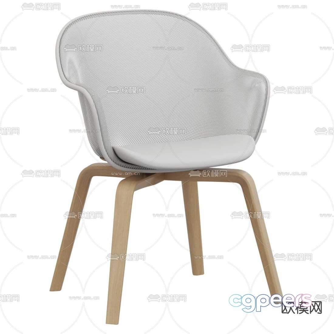 B&B italia modern mesh negotiation chair class chair 3d model B&B italia modern mesh negotiation chair class chair 3d model