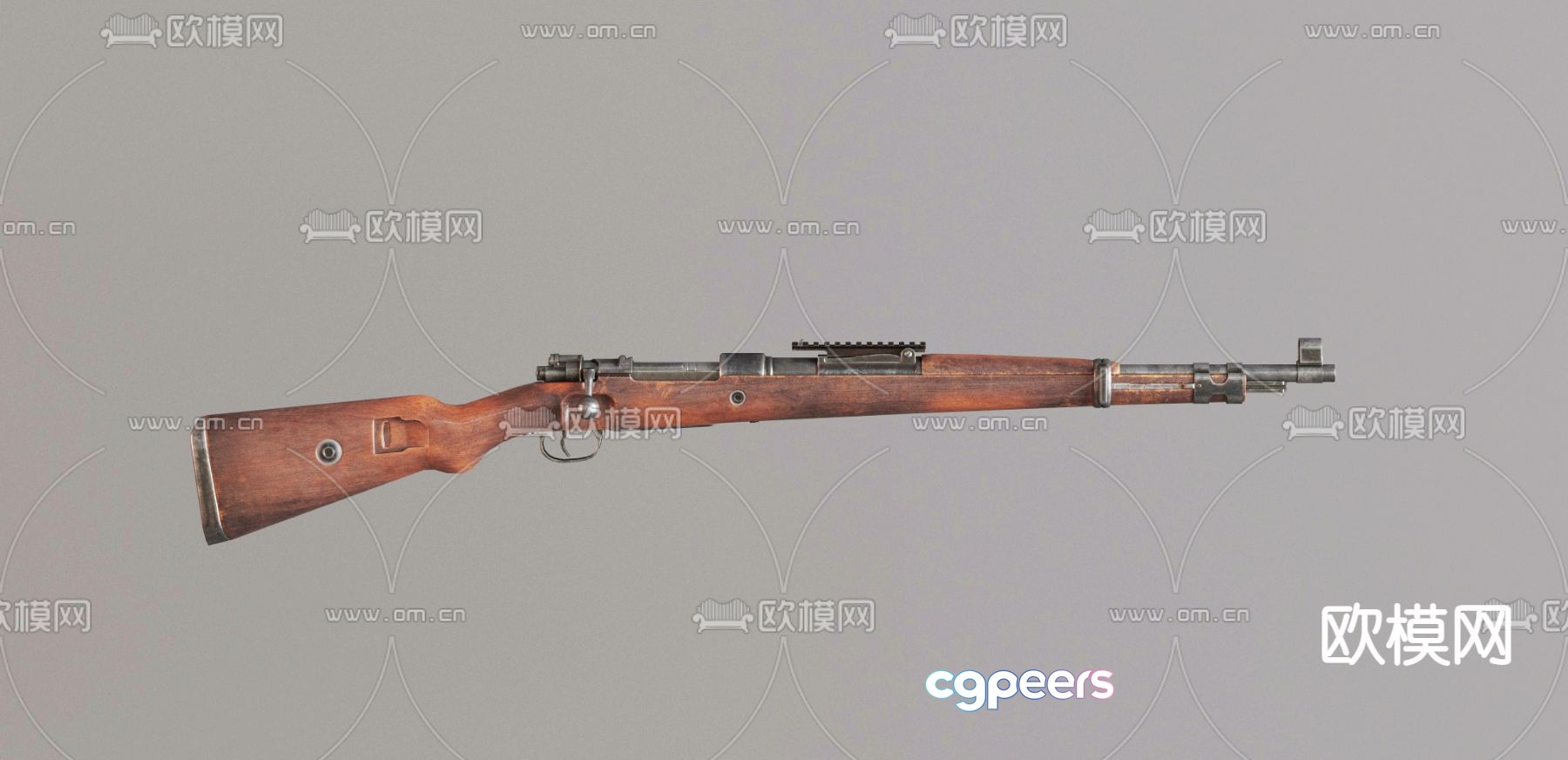 Modern 98k gun 3d model Modern 98k gun 3d model