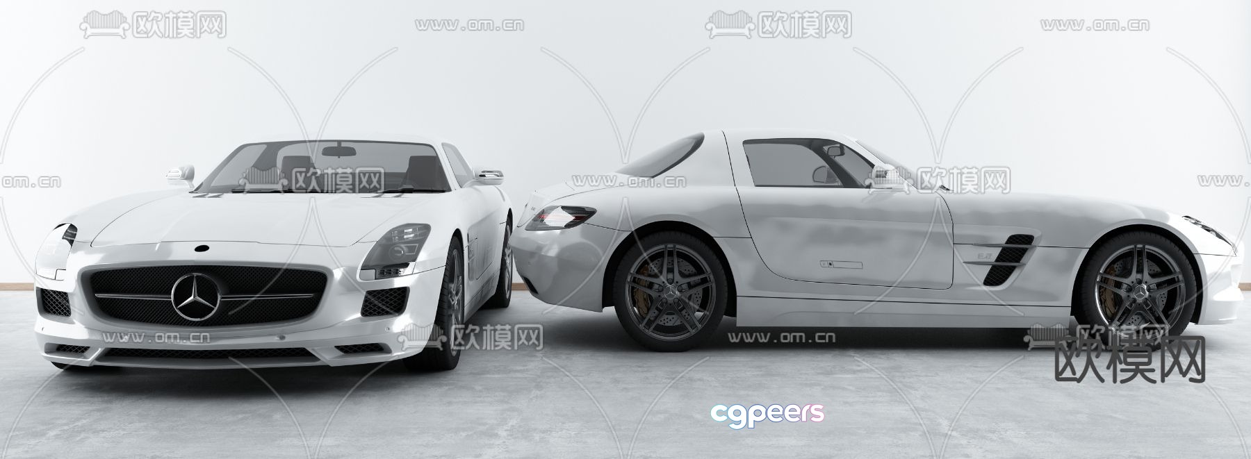 modern mercedes sports car 3d model modern mercedes sports car 3d model