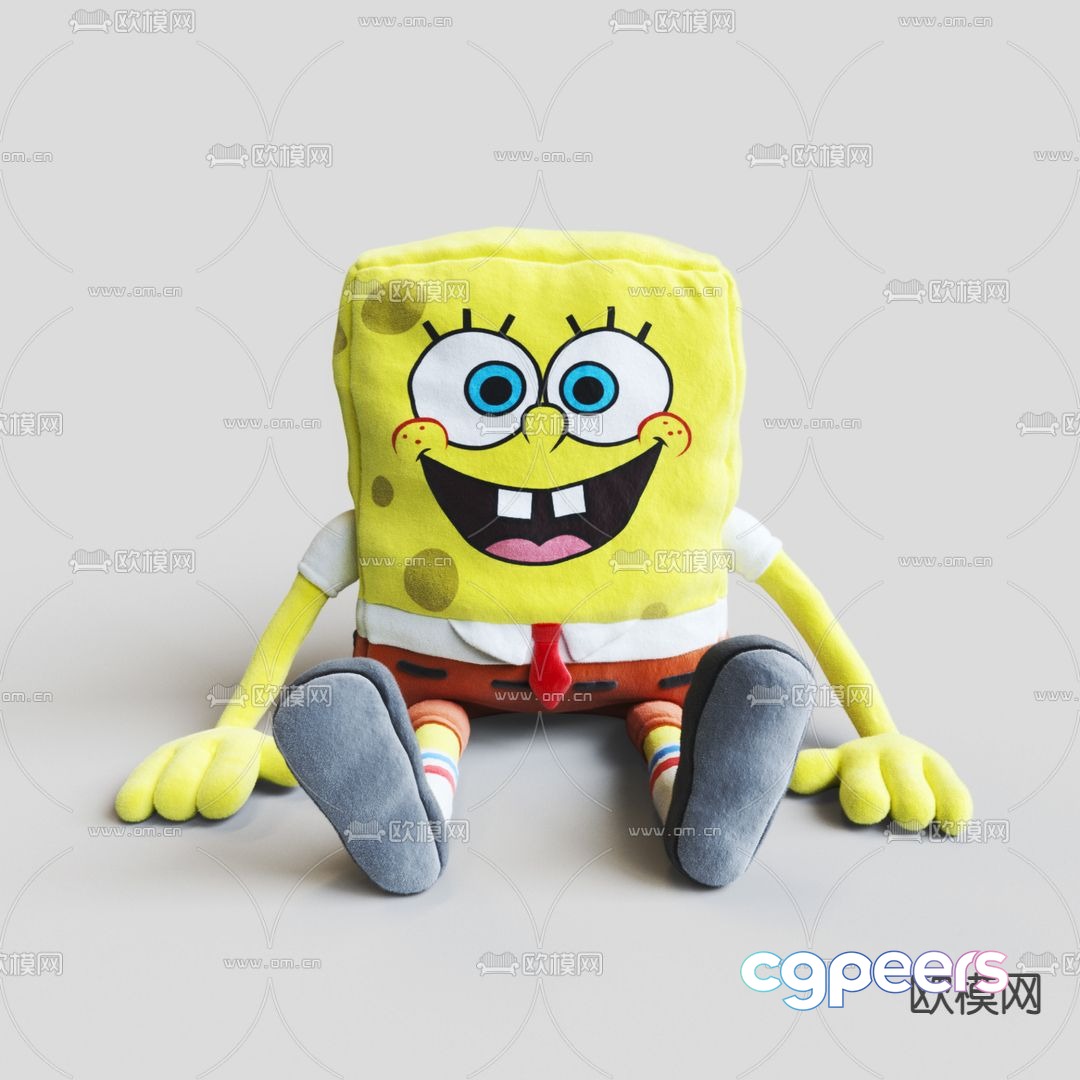Modern doll spongebob 3d model Modern doll spongebob 3d model