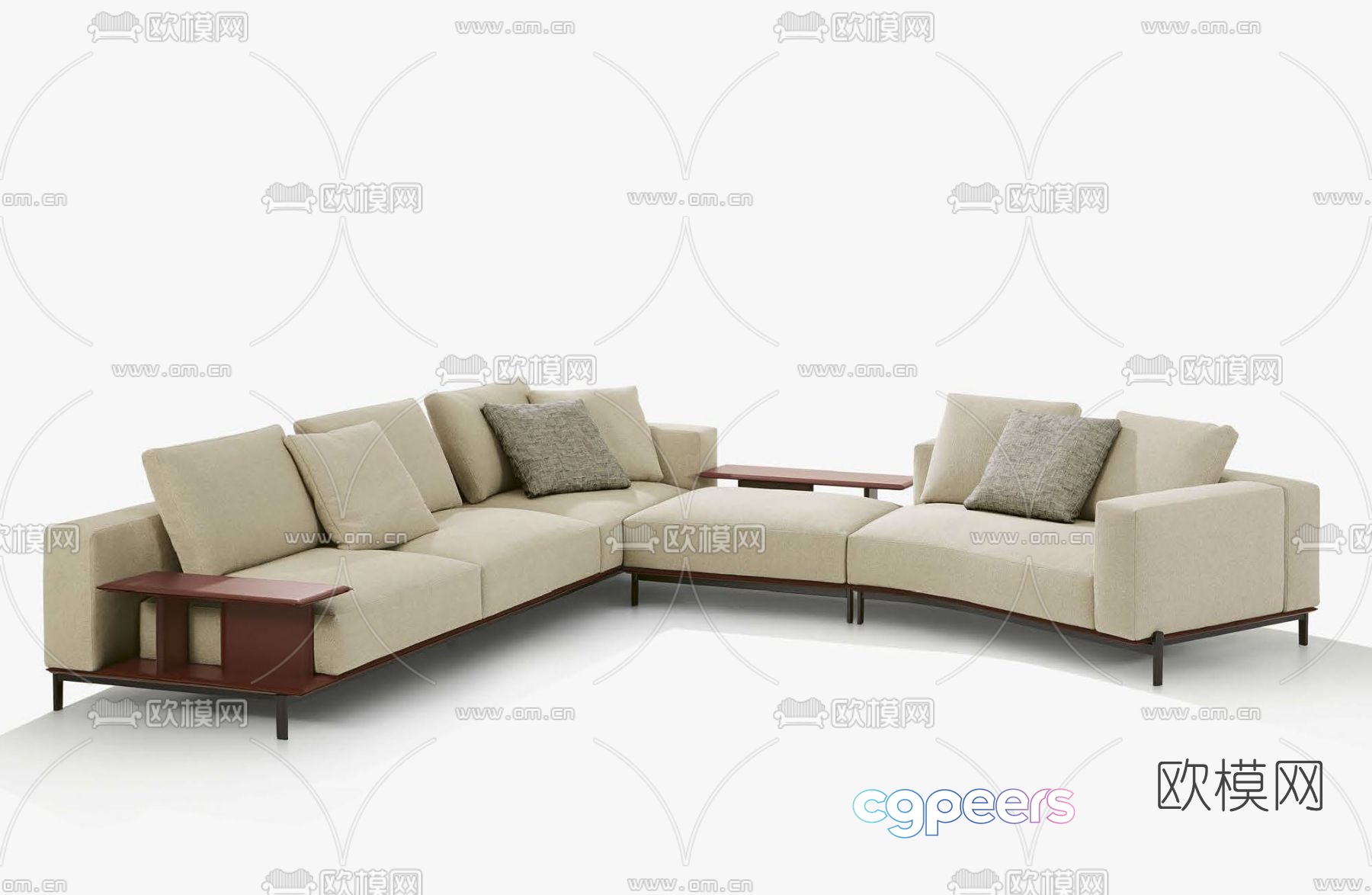 poliform corner sofa 3d model poliform corner sofa 3d model