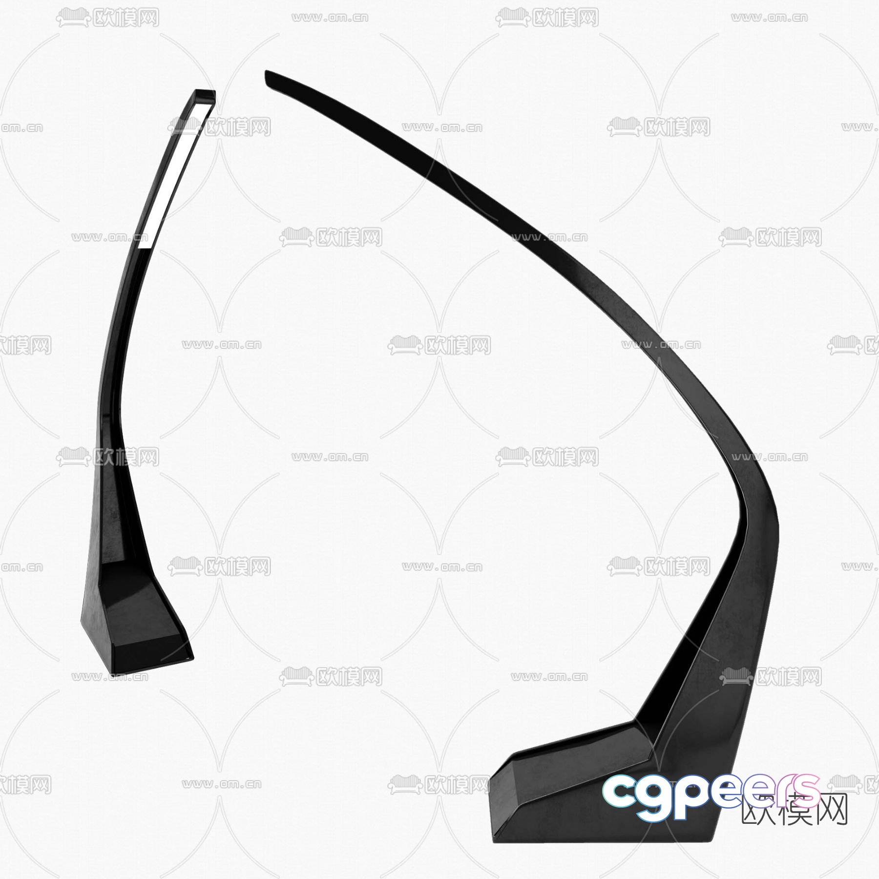 FLOS modern desk lamp 3d model FLOS modern desk lamp 3d model
