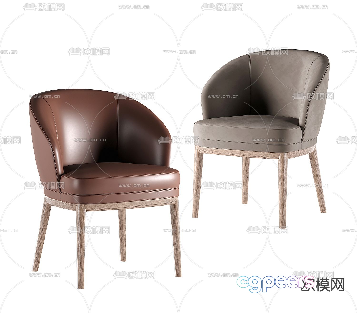 Flexform leisure chair 3d model Flexform leisure chair 3d model