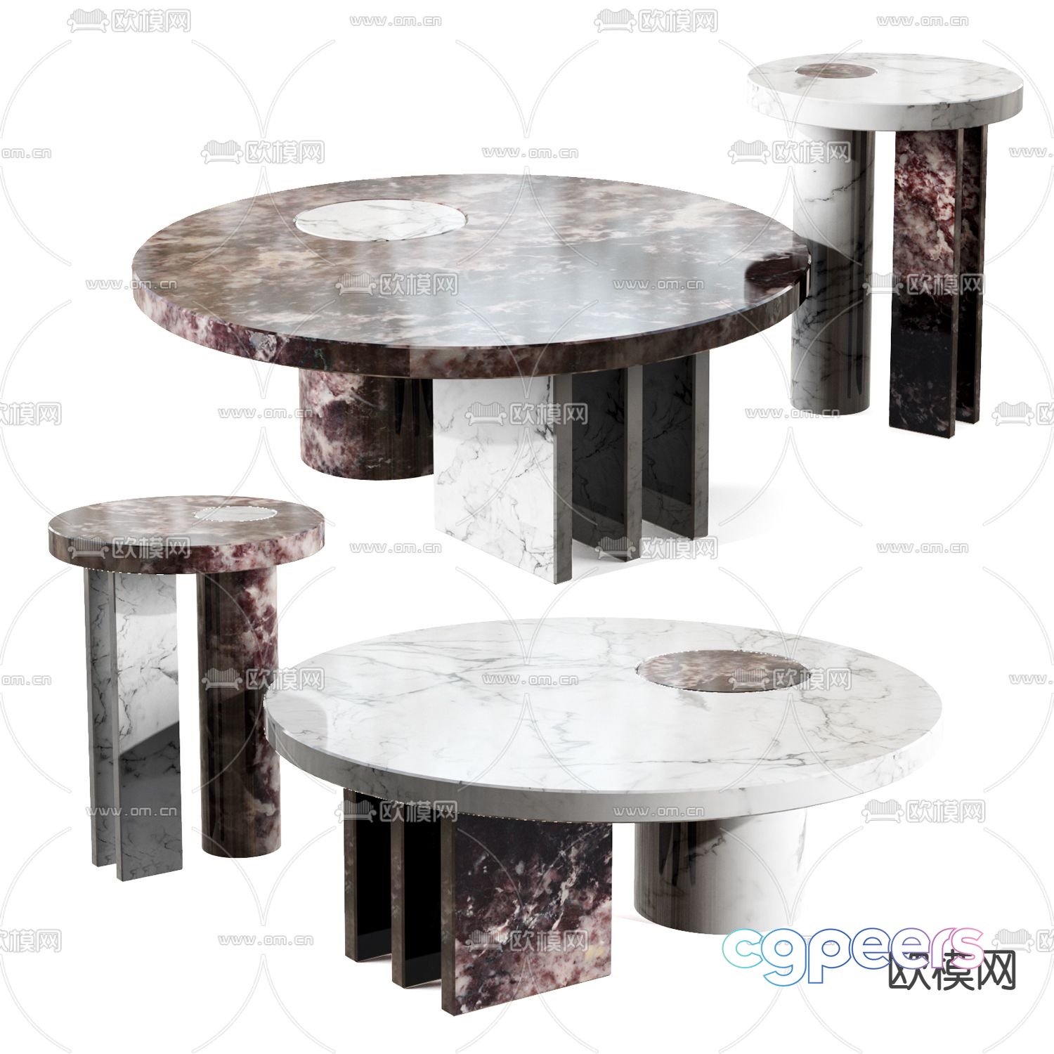 Baxter coffee table 3d model Baxter coffee table 3d model