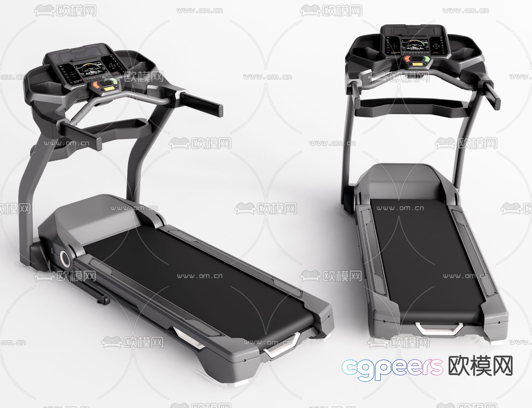 Treadmill fitness equipment 3d model Treadmill fitness equipment 3d model
