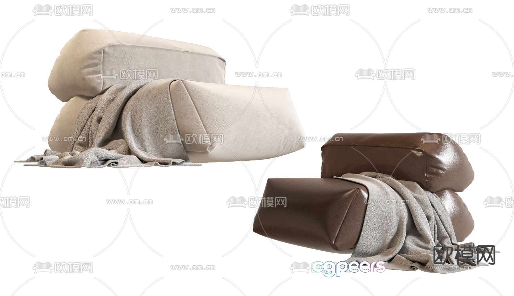 Poliform beanbag 3d model Poliform beanbag 3d model
