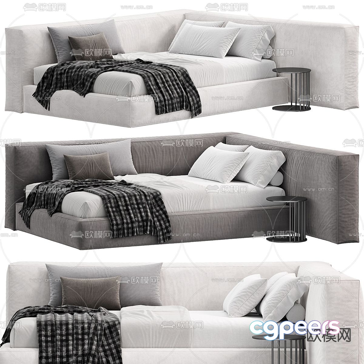 Modern corner sofa 3d model Modern corner sofa 3d model