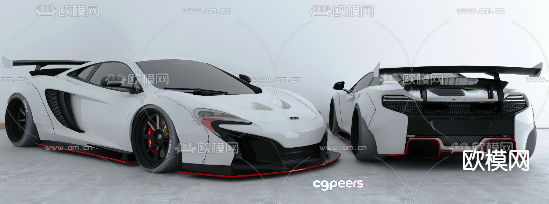 Modern sports car luxury car 3d model Modern sports car luxury car 3d model