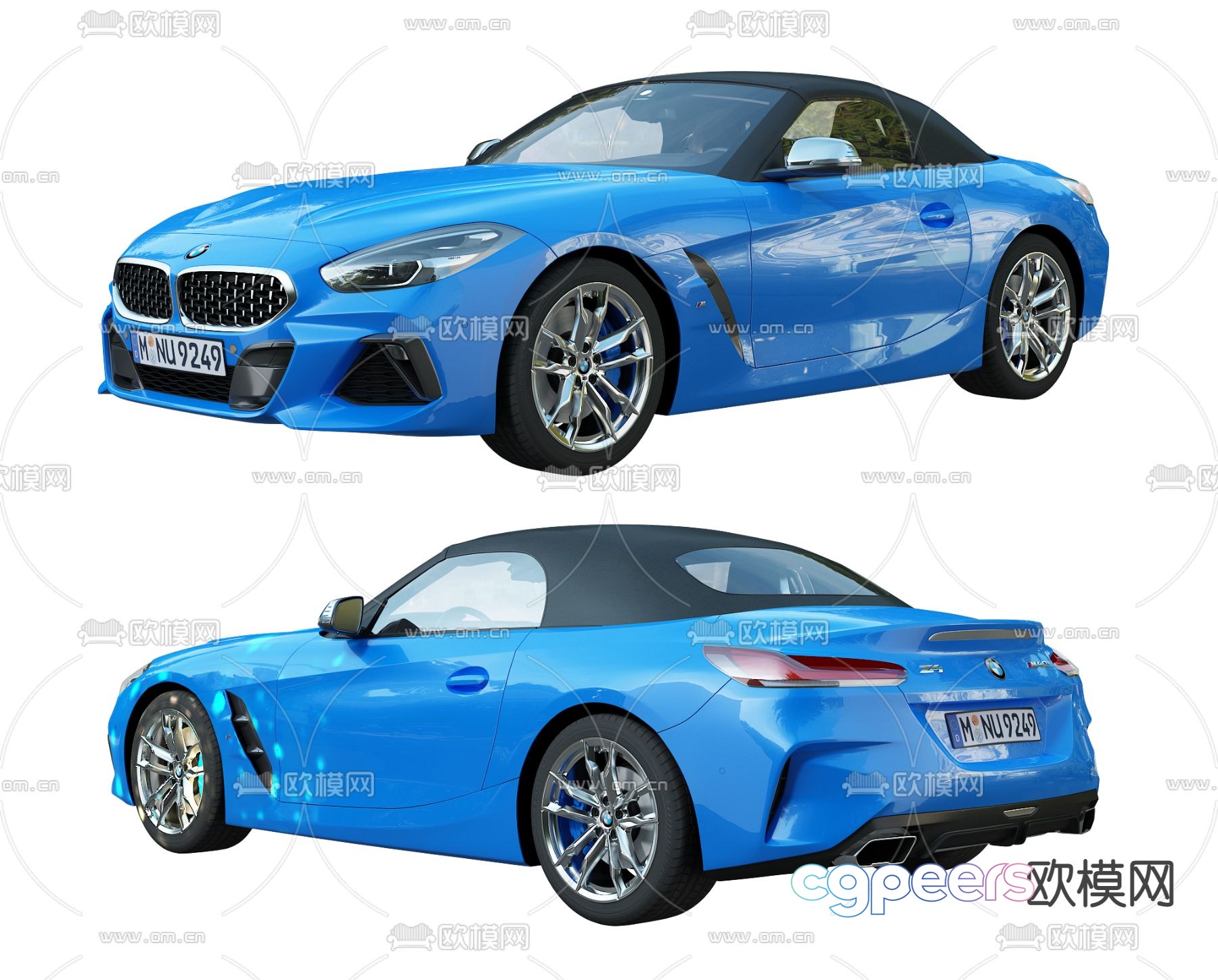 bmw car sports car 3d model bmw car sports car 3d model