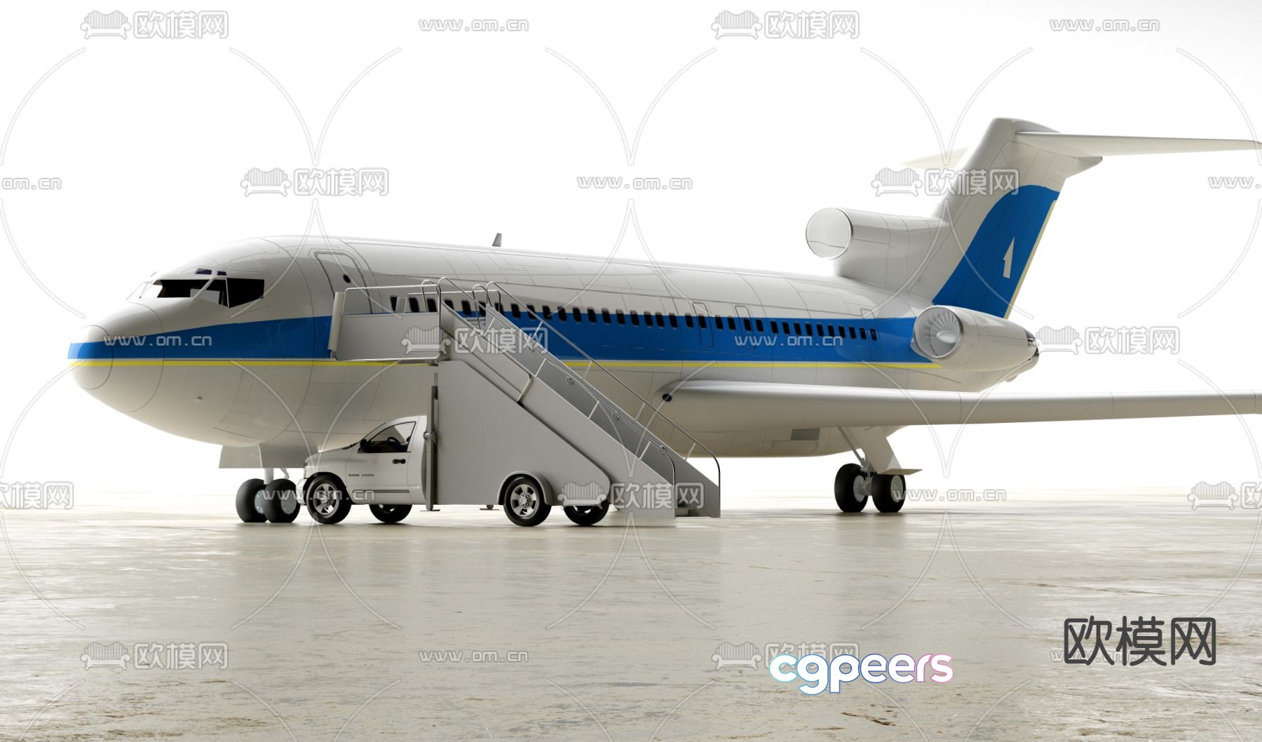 Passenger aircraft aircraft 3d model Passenger aircraft aircraft 3d model