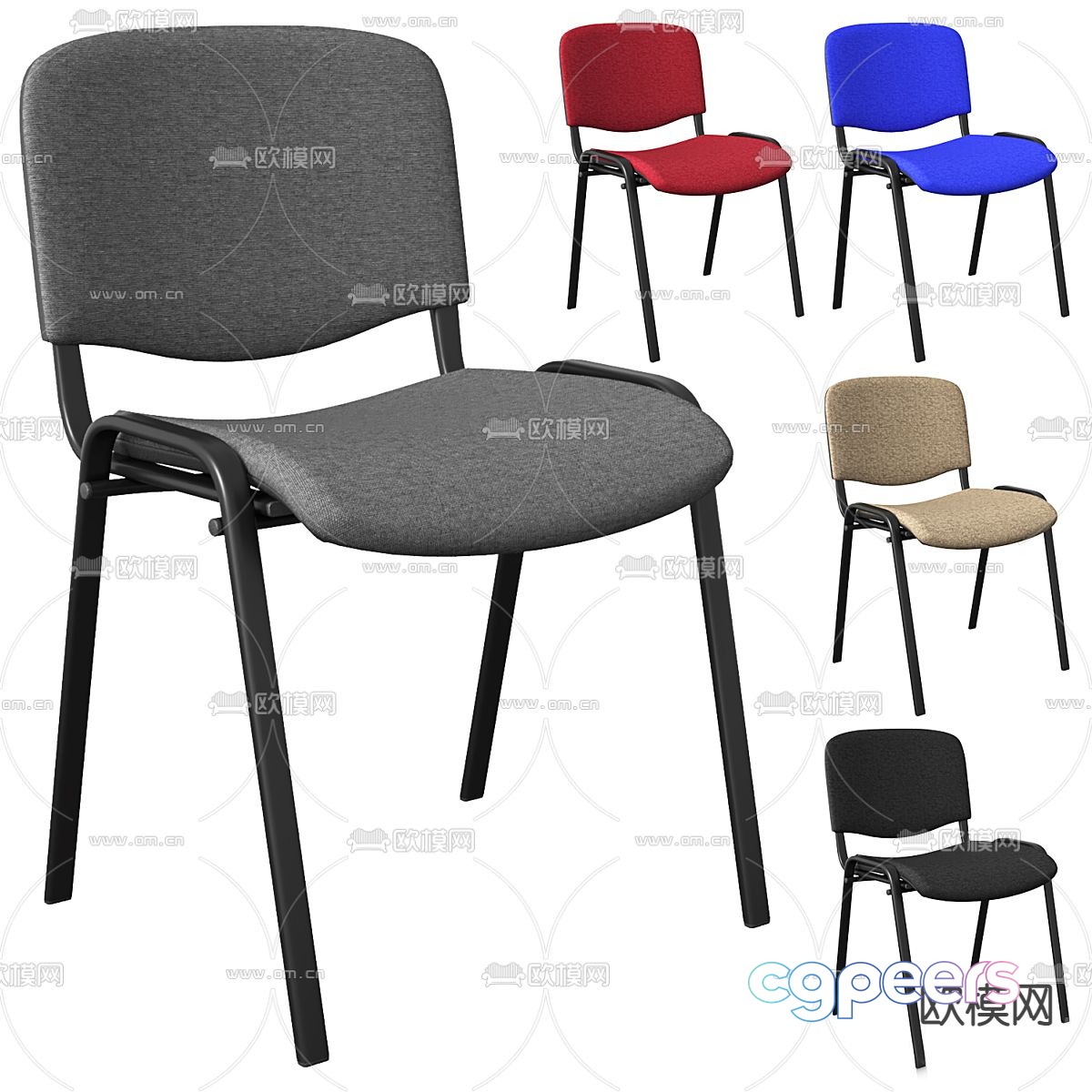 Office chair staff chair 3d model Office chair staff chair 3d model