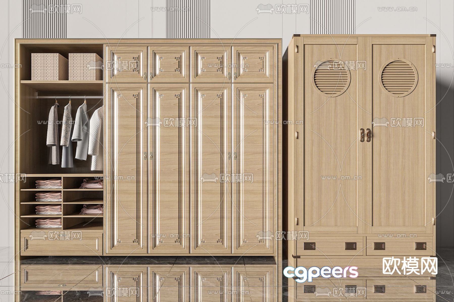 Wardrobe 3d model Wardrobe 3d model