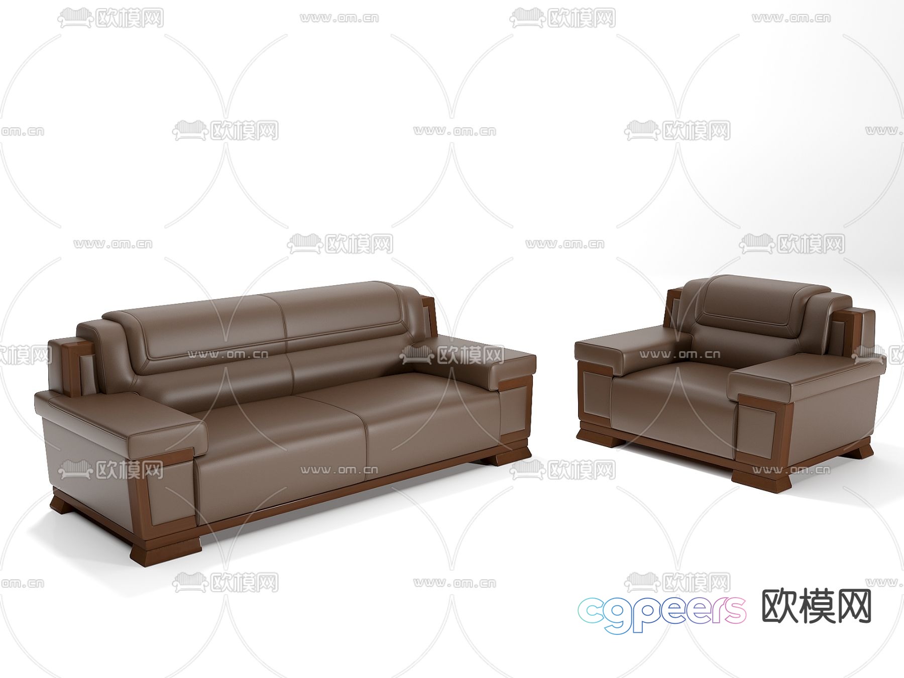 Office sofa 3d model Office sofa 3d model