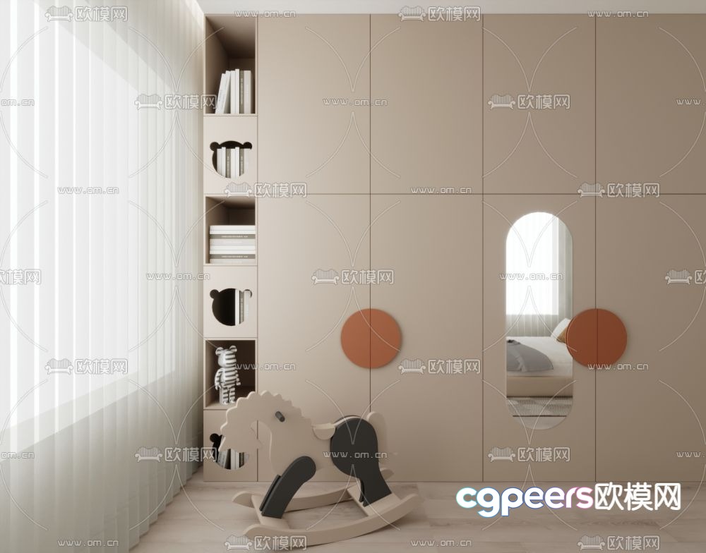 Children’s wardrobe 3d model Children’s wardrobe 3d model