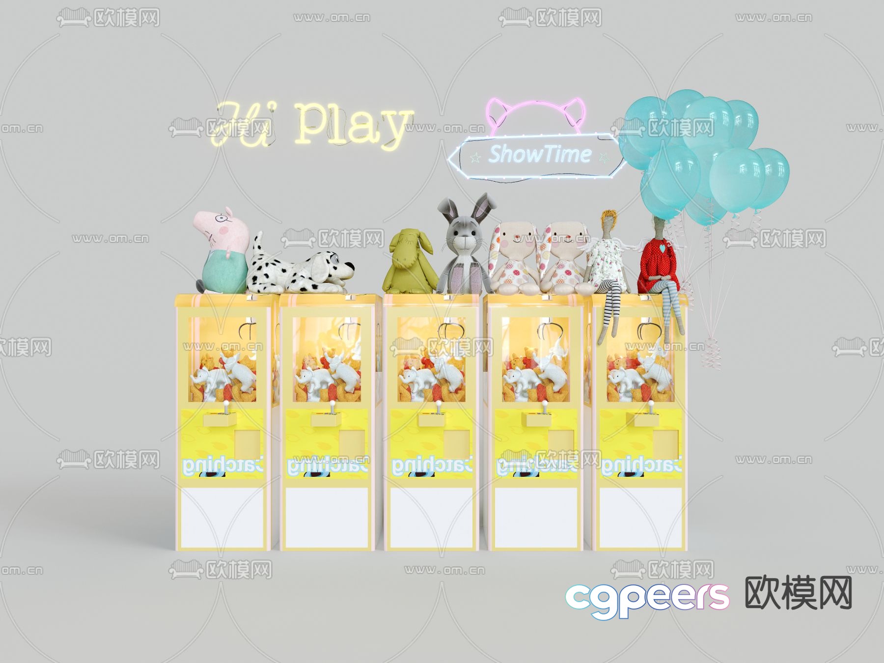 Claw machine doll 3d model Claw machine doll 3d model