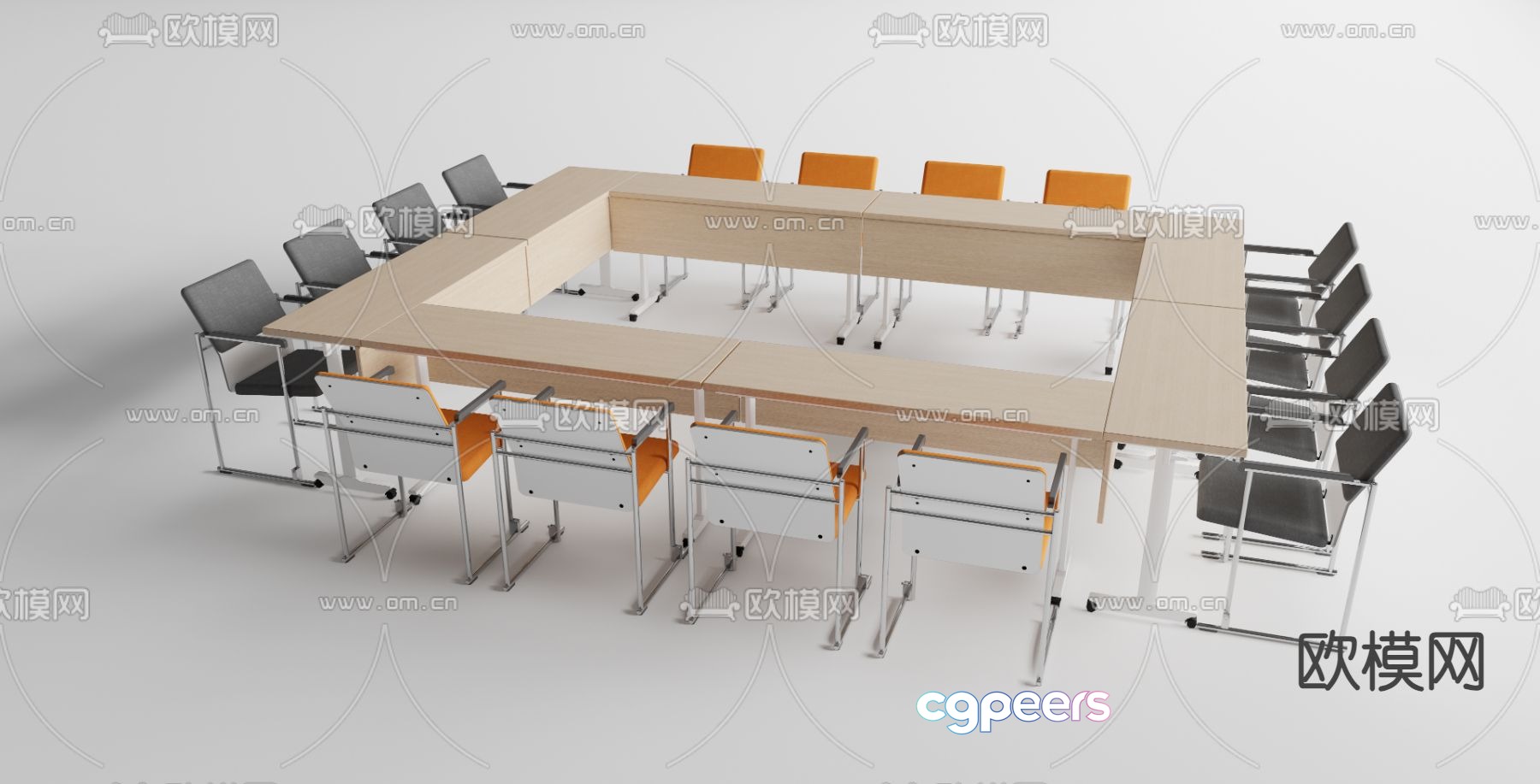 conference table conference table training table 3d model conference table conference table training table 3d model