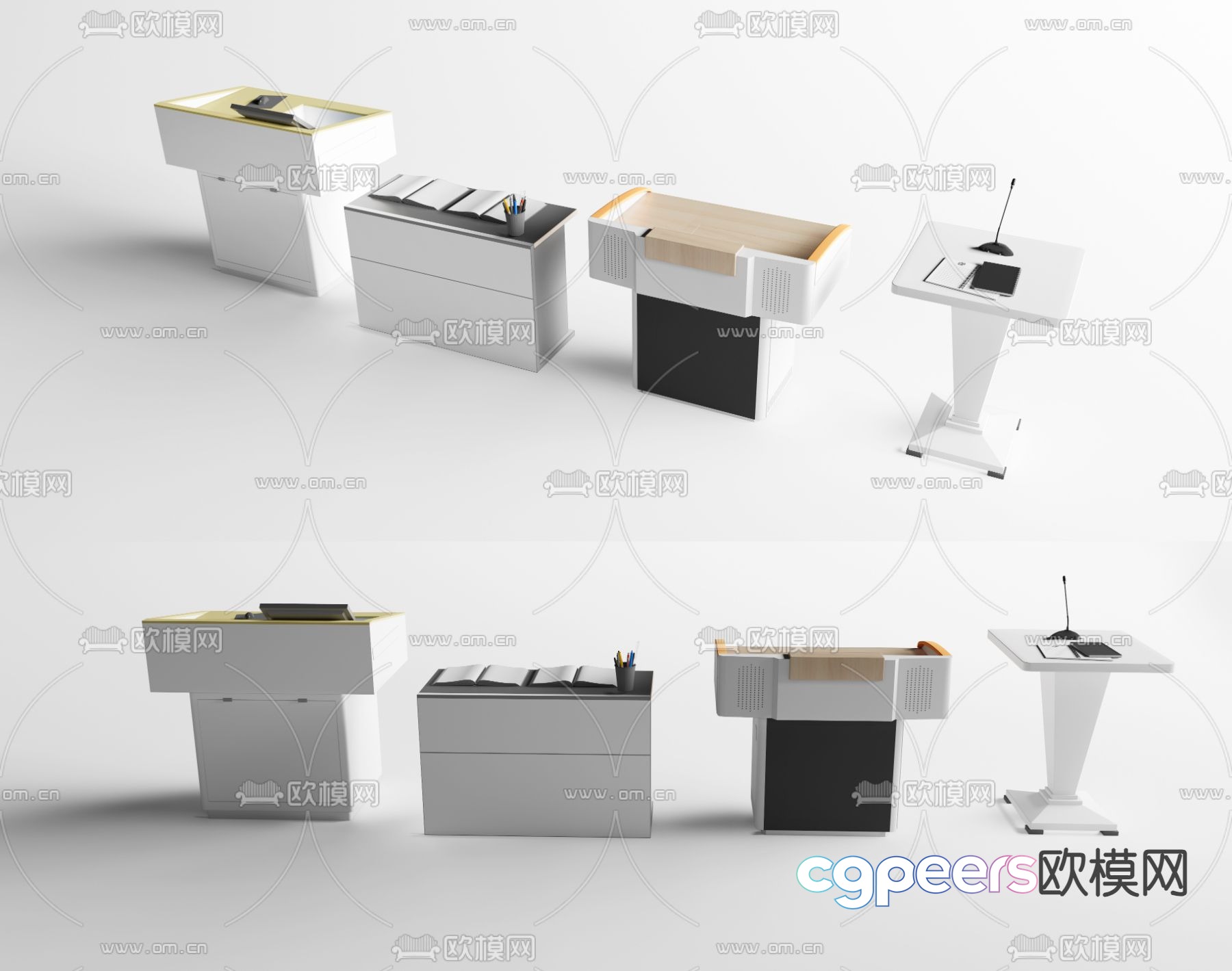 podium 3d model podium 3d model