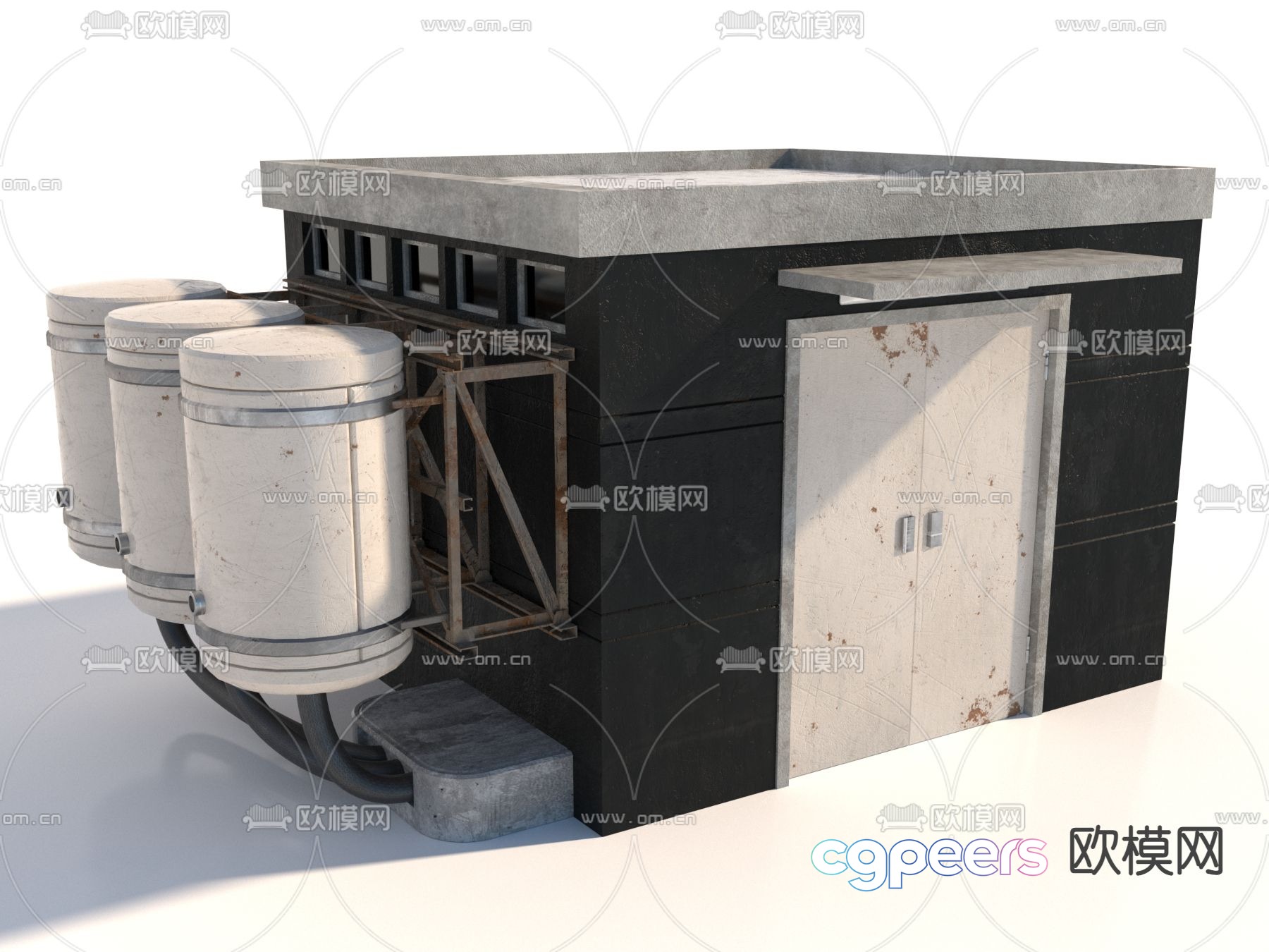 water tower water tank sealed tank 3d model water tower water tank sealed tank 3d model