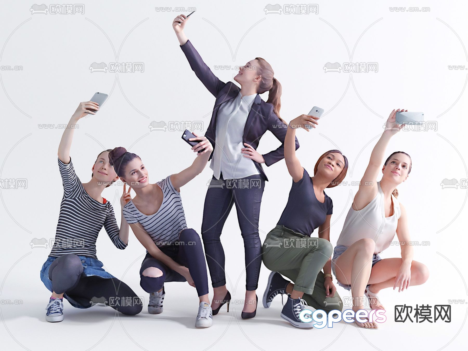 Photographing people Photographing people 3d model Photographing people Photographing people 3d model