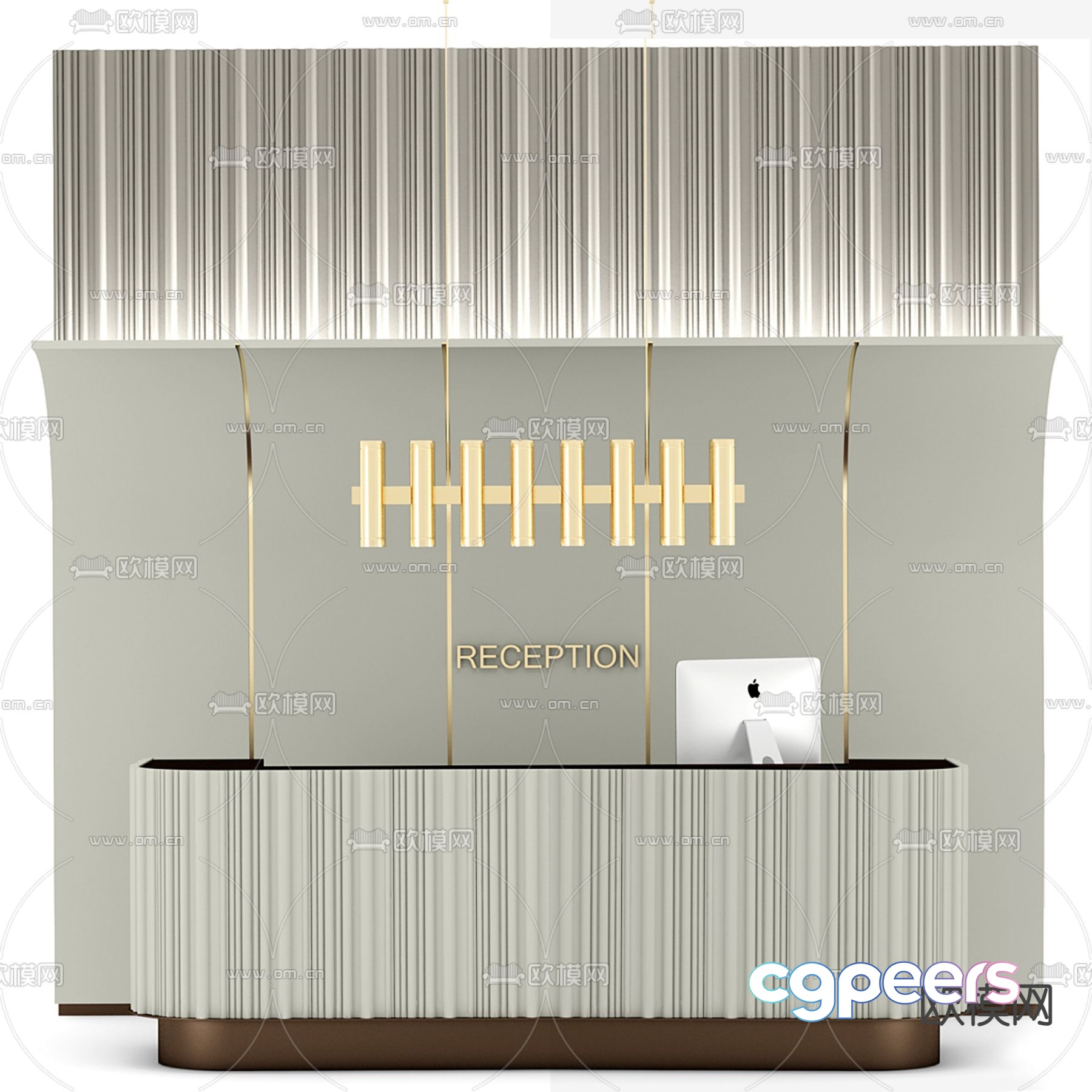 Front desk service desk reception desk information desk 3d model Front desk service desk reception desk information desk 3d model