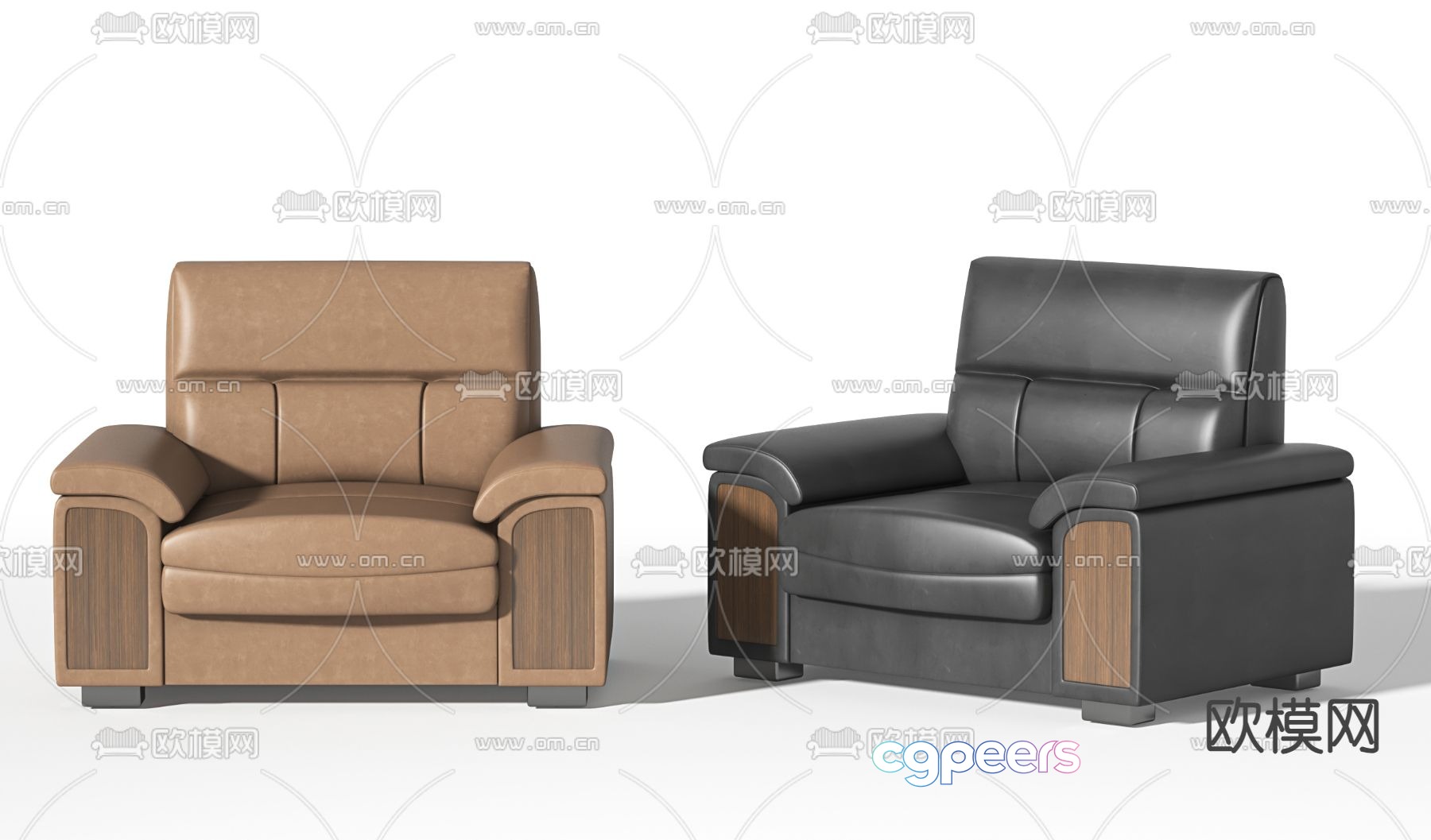 Office sofa single sofa 3d model Office sofa single sofa 3d model