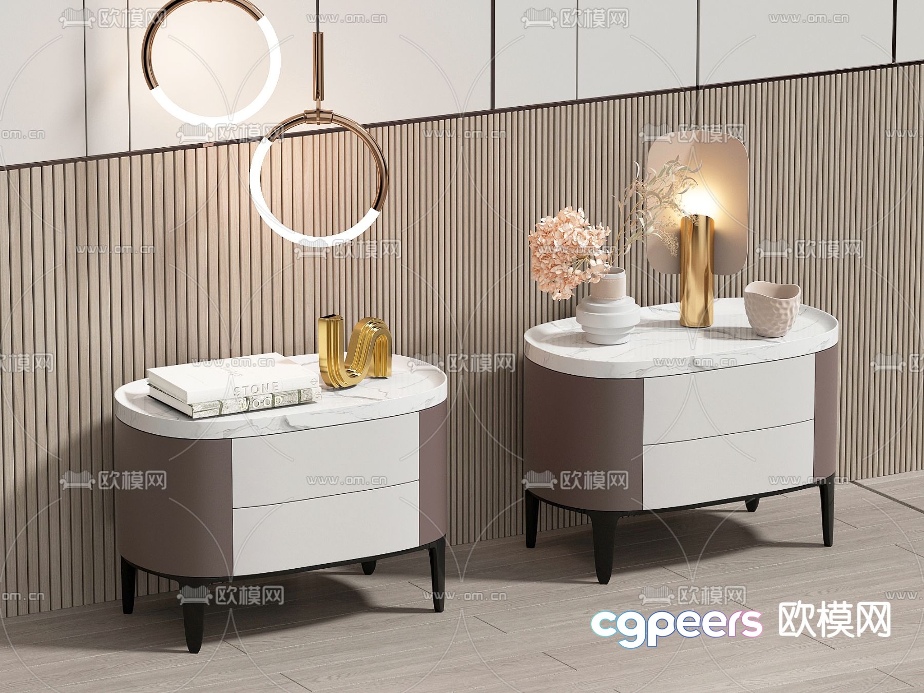 Modern night table 3d model Modern night table 3d model