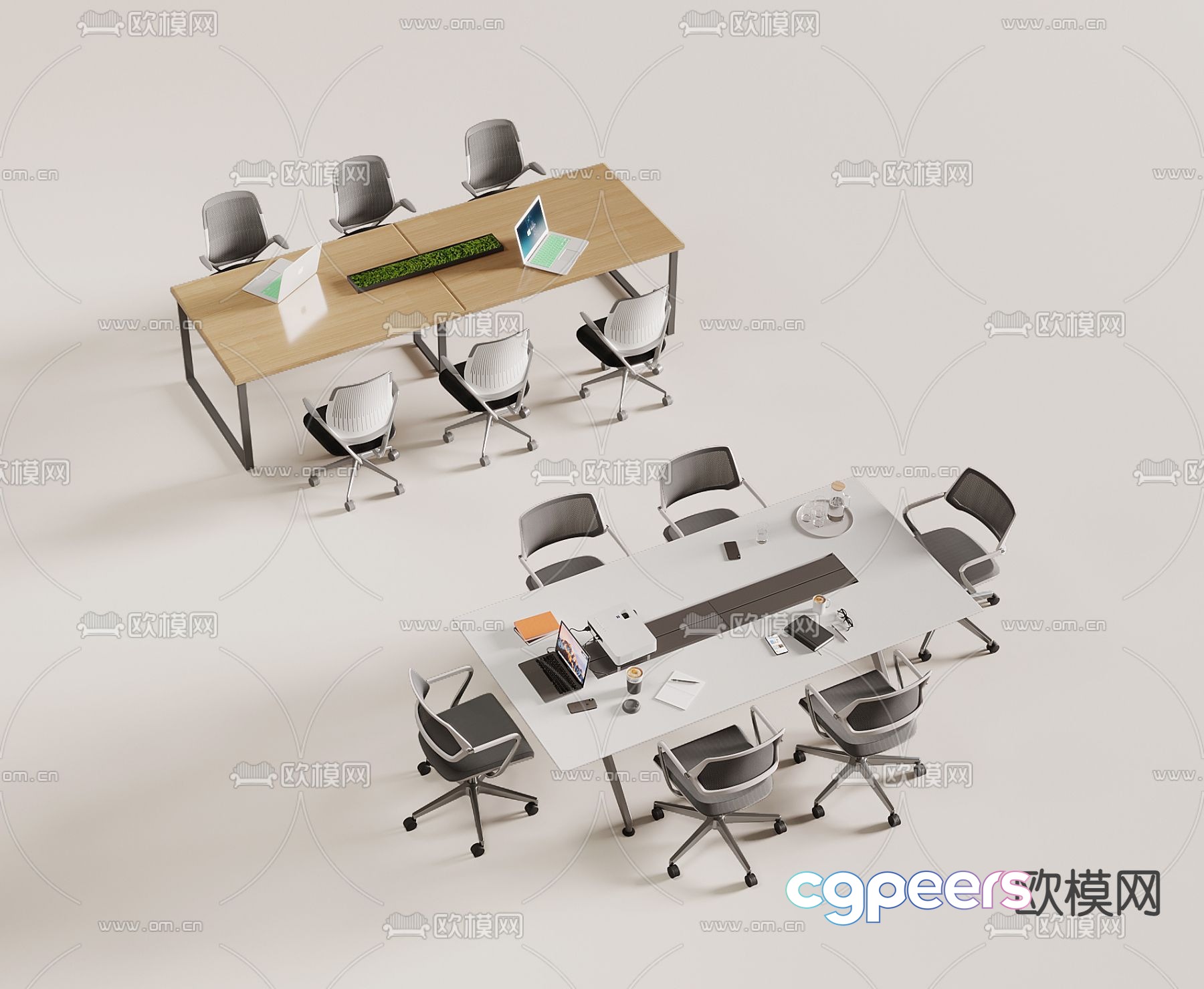 Modern conference table conference table 3d model Modern conference table conference table 3d model