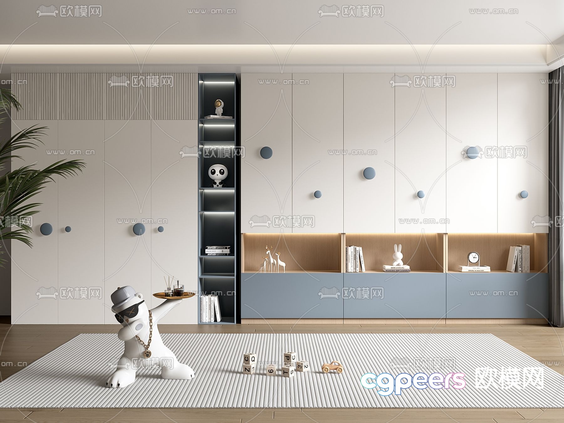 Children’s wardrobe 3d model Children’s wardrobe 3d model