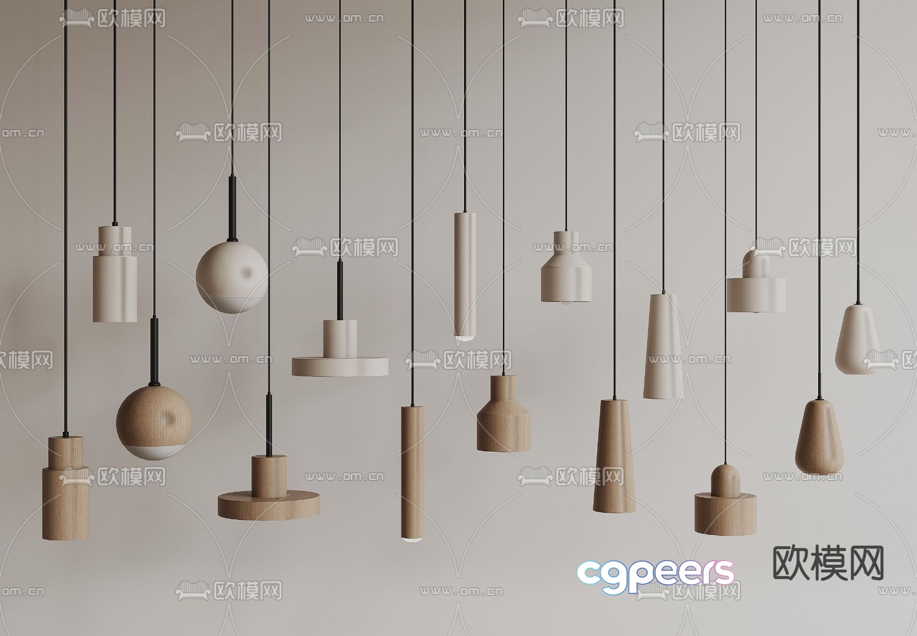 Creative small chandelier 3d model Creative small chandelier 3d model