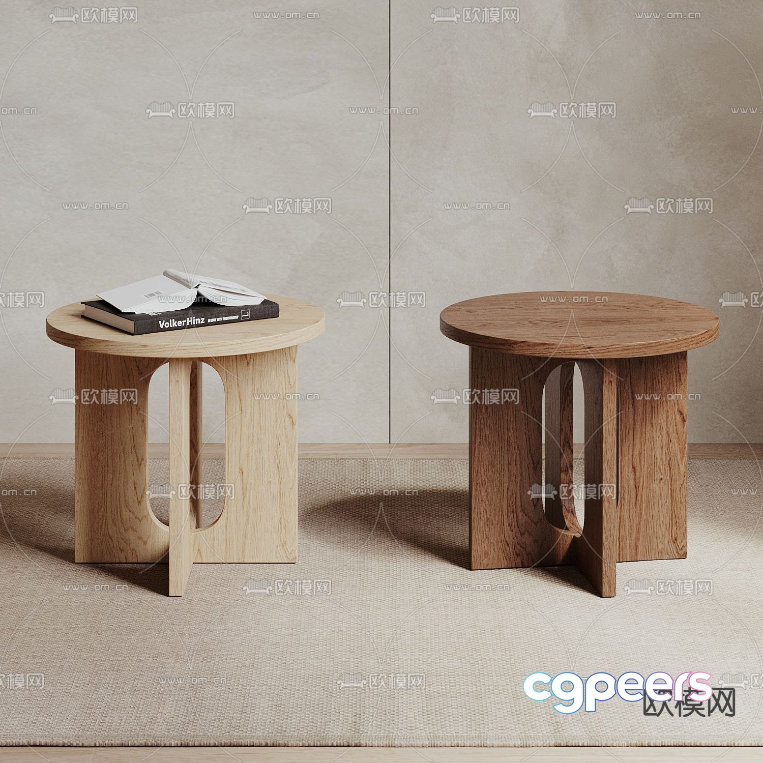 menu log style side table corner table round table table table 3d model menu log style side table corner table round table table table 3d model